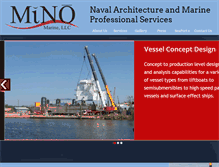 Tablet Screenshot of minomarine.com